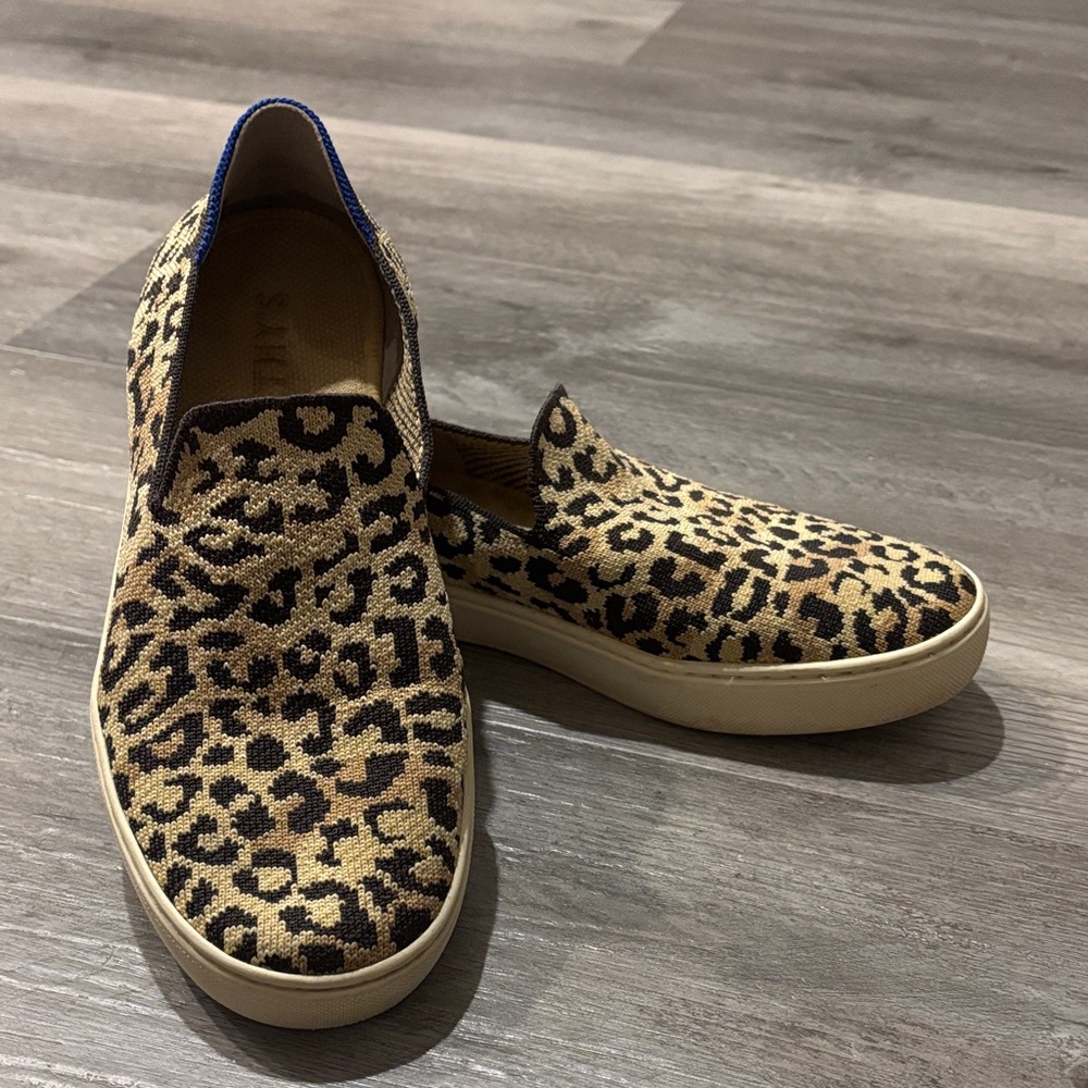 Rothy's Leopard Print Women’s Slip-On Loafers